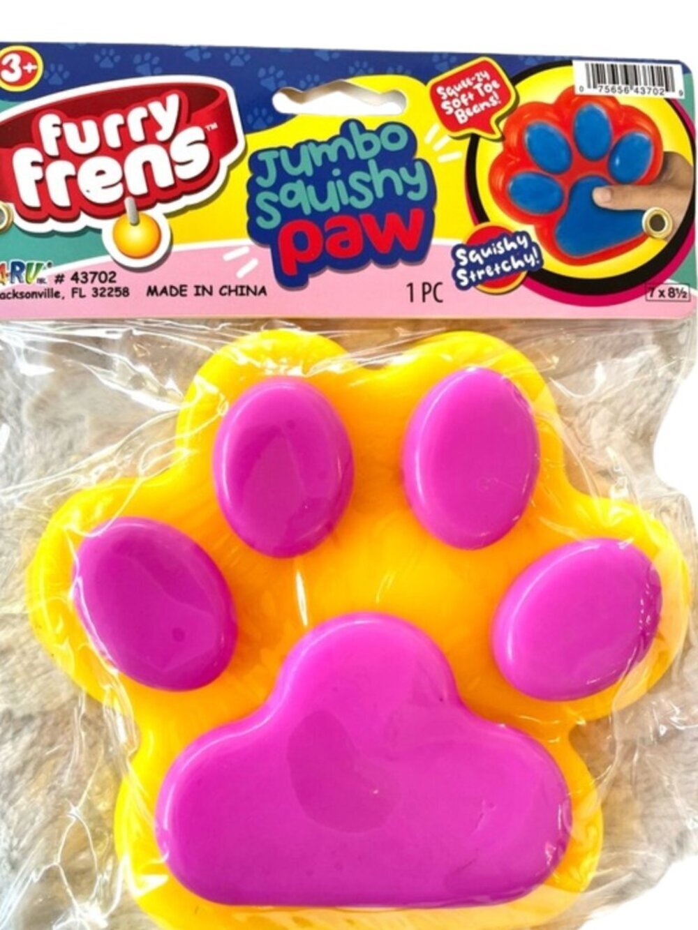 🔥 VIRAL on TikTok🌟 NEW 💖💛 Jumbo Squishy Pal – Pink/Yellow